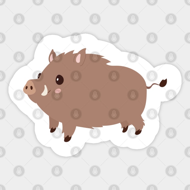 Boar Sticker by MyBeautifulFiles